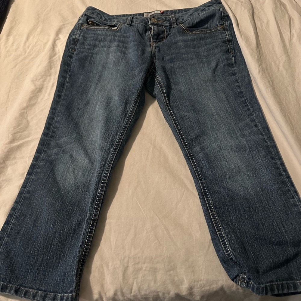 Junior crop jeans